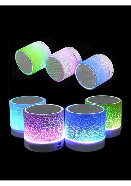 Işıklı Taşınabilir Bluetooth Wireless Hoparlör Kablosuz Ses Bombası modelleri