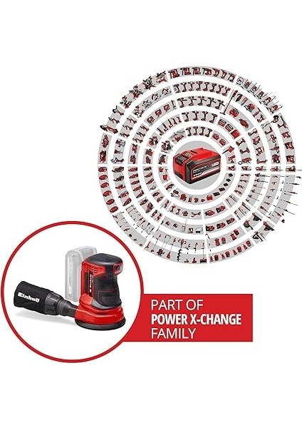 Te-Rs 18 Li - Solo, Akülü Eksantrik Zımpara, Siyah/kırmızı fiyatları