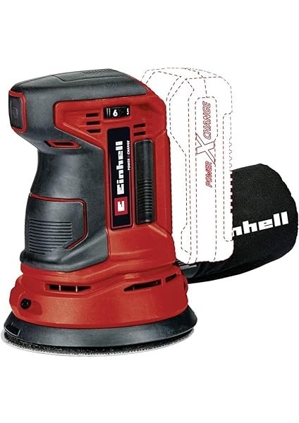 Te-Rs 18 Li - Solo, Akülü Eksantrik Zımpara, Siyah/kırmızı fırsatları