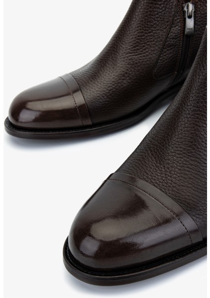 Erkek Hakiki Deri Kahverengi Klasik Bot 342 8591 Erk Bot SK25-26 Kahve Gyk/bfl modelleri