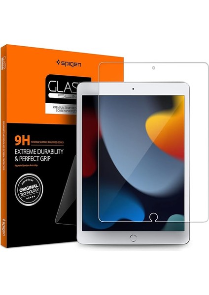 iPad 10.2" 9.nesil (2021) / 8.nesil (2020) / 7.nesil (2019) Cam Ekran Koruyucu Glas.tr Slim - AGL00236