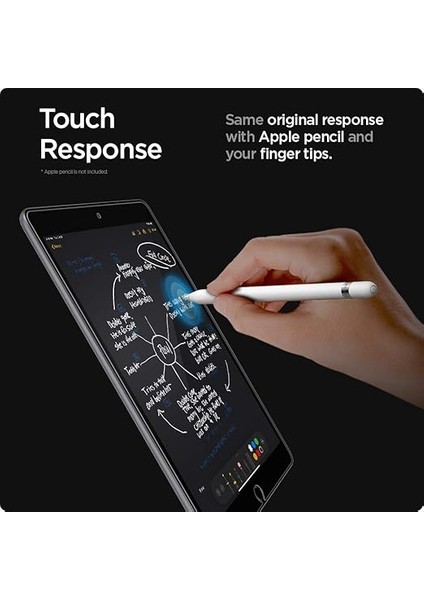 iPad 10.2" 9.nesil (2021) / 8.nesil (2020) / 7.nesil (2019) Cam Ekran Koruyucu Glas.tr Slim - AGL00236 fırsatları