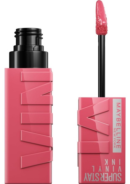 Maybelline New York Super Stay Vinyl Ink Uzun Süre Kalıcı Likit Parlak Ruj 145 Rogue modelleri