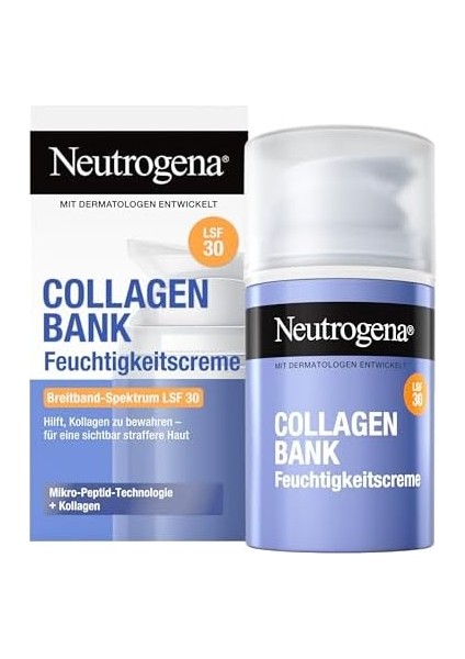 Neutrogena Collagen Bank SPF30 Nemlendirici Gündüz Kremi 50 ml modelleri