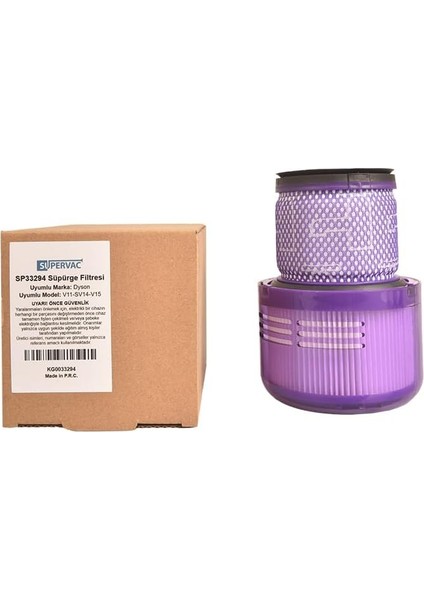 Dyson SV14 / V11 / V15 ile Uyumlu Şarjlı Süpürge Filtresi