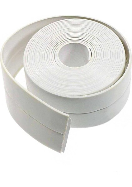 M Banyo Künanet Mutfak Lananabo Beyaz Su Sızdırmaz Bant Su Geçirmez Kenar Bandı Sızdırmazlık Tamir, , Tek Ebat
