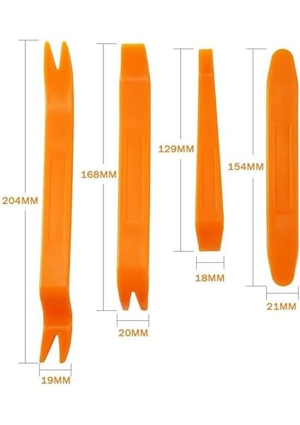 Çok Fonksiyonlu 4 Parça Oto Teyp Döşeme Trim Sökme Aparatı fiyatları