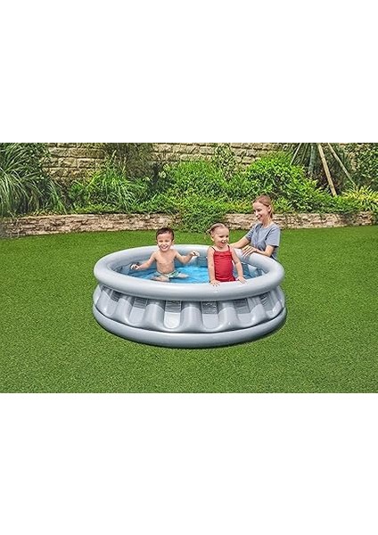 Büyük Metalik Uzay Gemisi Şişirilebilir Havuzu (152X43 Cm) 51080 fiyatları