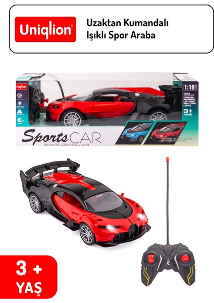 Uzaktan Kumandalı Işıklı Spor Araba