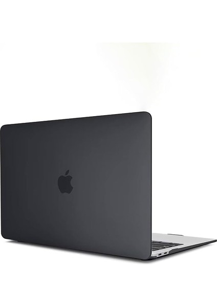 MacBook Ince Sararmayan Şeffaf MacBook Crystal Ishield Kapak Sert Kabuk Koruma Kılıfı (Pro 13 (2016-2022) M1 M2 A2338 Siyah)