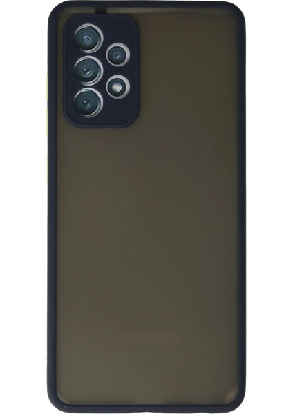 Samsung Galaxy A72 Kılıf Montreal Silikon Kapak - Lacivert fırsatları