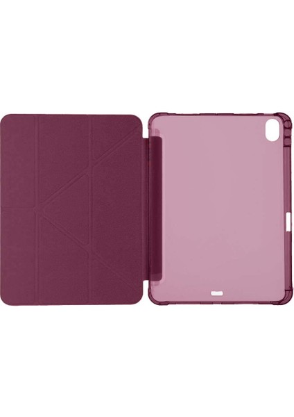 Apple iPad Air 11'' M3 2025/M2 2024 Uyumlu Üçgen Katlanabilir Kalem Şarj Bölmeli Standlı Kılıf fiyatları