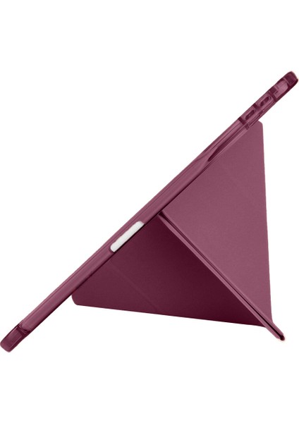 Apple iPad Air 11'' M3 2025/M2 2024 Uyumlu Üçgen Katlanabilir Kalem Şarj Bölmeli Standlı Kılıf indirimleri