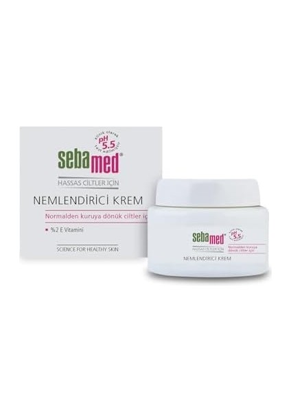 Sebamed%2 Vitamin E Içeren Nemlendirici Yüz ve Boyun Cilt Bakım Kremi – Günlük Bakım - 75 ml