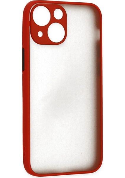 Apple iPhone 15 Kılıf Montreal Silikon Kapak - Kırmızı indirimleri