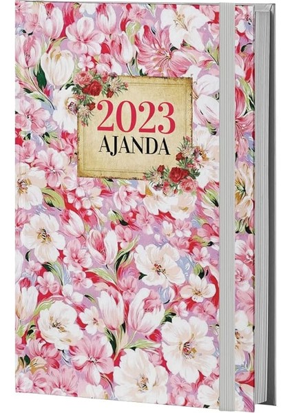 Kitabevi Mor Kelebek Pembe Hayaller 2023 Ajanda, 13.5X21CM, 128 Sayfa, Ciltli