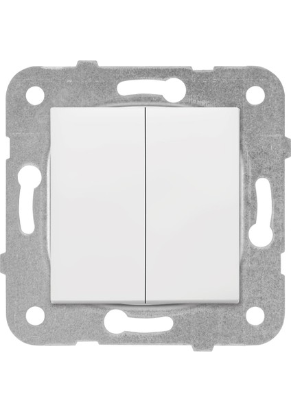 Karre/ Beyaz Anahtar Mekanizma ve Düğme/kapak