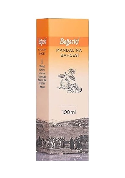 Boğaziçi Kolonya Mandalina Cam Şişe 100 Ml.
