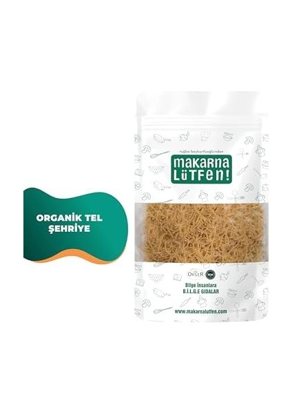 Makarna Lütfen! Organik Tel Şehriye 200 Gram modelleri