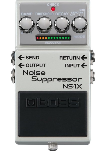 Ns-1x Gürültü Susturucu | Gitar, Bas ve Diğer Enstrümanlar Için Yeni Nesil Gürültü Azaltma ve Anında Kapı | Richmdp Teknolojisi | Azaltma Modu