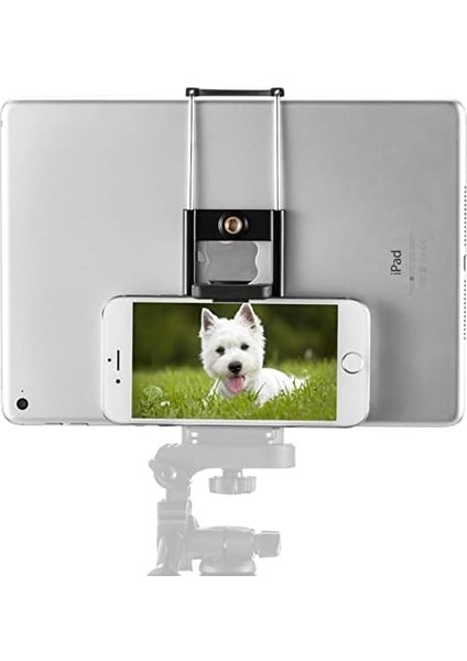 Tablet Tutucu 2in1 Telefon Tutucu Başlık Vidalı Tüm Uyumlu Yatay Dikey Kullanım modelleri