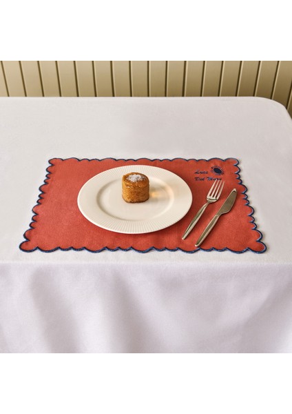 Soft Sun Maddness Amerikan Servis - Kiremit - 30X50 cm