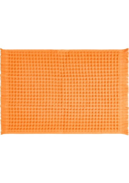 Soft Waffle Mutfak Havlusu - Turuncu - 30X45 cm fiyatları