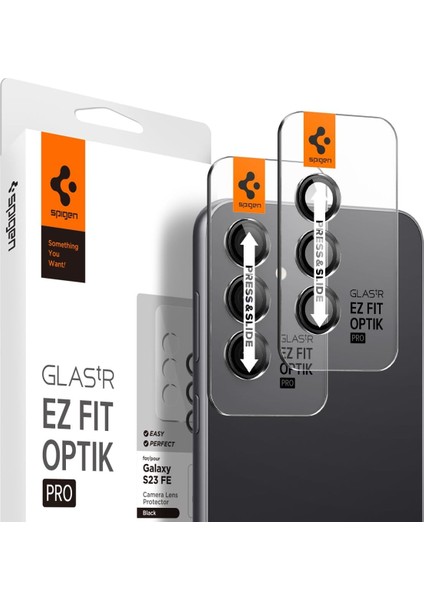 Galaxy S23 Fe ile Uyumlu Kamera Lens Camı Koruyucu Glas.tr Optik (2 Adet) - AGL06987