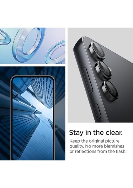 Galaxy S23 Fe ile Uyumlu Kamera Lens Camı Koruyucu Glas.tr Optik (2 Adet) - AGL06987 modelleri