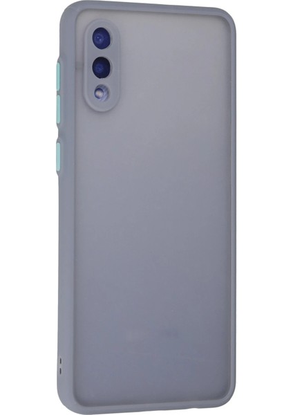 Samsung Galaxy A02 Kılıf Montreal Silikon Kapak - Gri