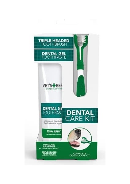 Vet&apos;s Best Köpekler Için Ağız ve Diş Bakım Seti 17,5 cm 100 gr modelleri
