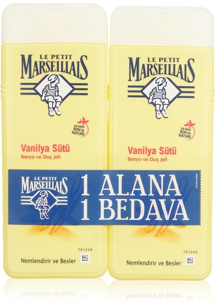 Le Petit Marseillais Vanilya Sütü Duş Jeli (2 x 400 Ml) fiyatları