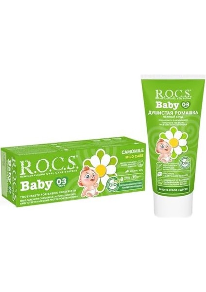 R.o.c.s. Baby 0-3 Yaş Papatya Özlü Florürsüz Bebek Diş Macunu (1 x 45 G) modelleri