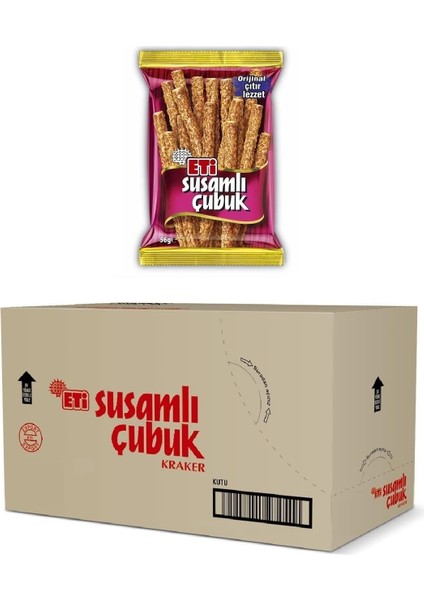 Eti Susamlı Çubuk Kraker 56 G x 17 Adet