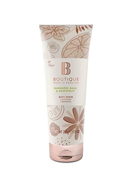 Boutique Bs Mandarin, Basil & Grapefruit Vücut Peelingi 225 gr