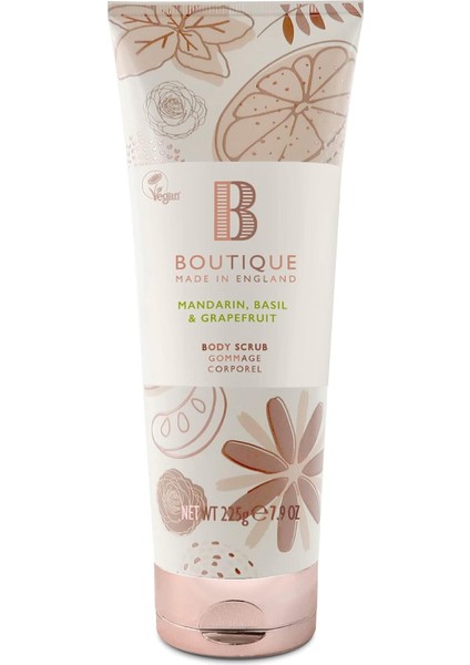 Boutique Bs Mandarin, Basil & Grapefruit Vücut Peelingi 225 gr modelleri
