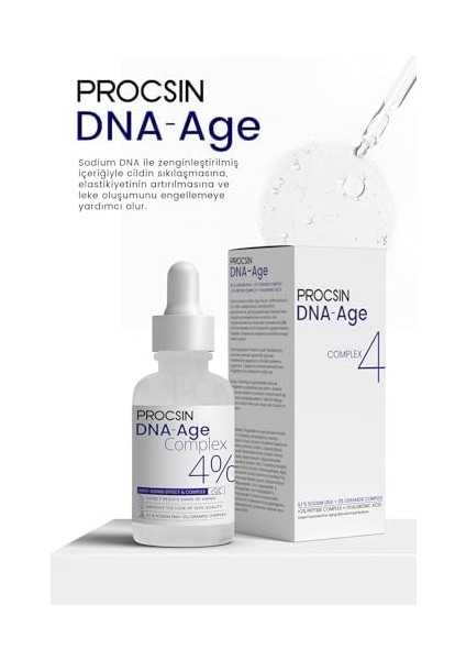 Procsin Hydrosolution Dna Age Kırışıklık ve Leke Karşıtı Serum 30 ml fiyatları