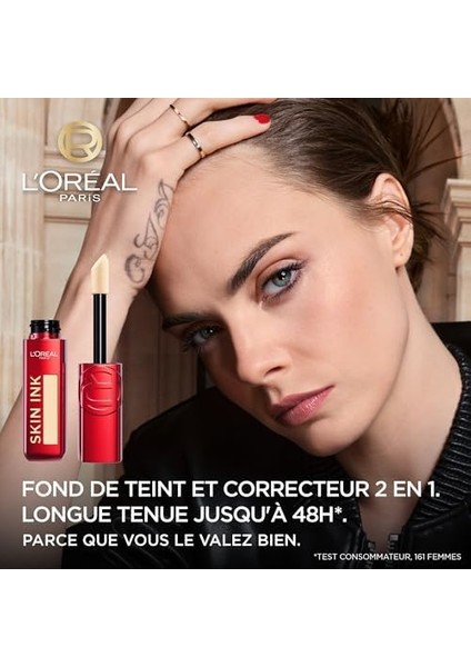 L&apos;oréal Paris Skin Ink Gün Boyu Kapatıcı Fondöten - Nötr Alt Ton 15 modelleri
