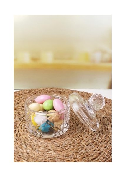 Lüx Mini Cam Şekerlik & Cam, Kesme Cam Lüx Şekerlik 7.5cm*9.2cm - 06643 fiyatları