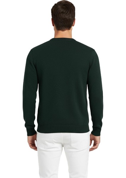 Yeşil Bisiklet Yaka Triko Kazak fiyatları