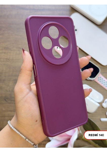 Redmi 14C Uyumlu Kamera Korumalı Darbeye Dayanıklı Renk Atmayan Keep Silikon Kılıf