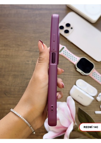 Redmi 14C Uyumlu Kamera Korumalı Darbeye Dayanıklı Renk Atmayan Keep Silikon Kılıf modelleri