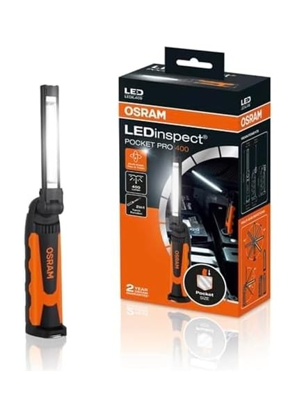 Şarjlı El Ledinspect Pro 400, LED El, 2 Yıl, Cep Boyutu modelleri