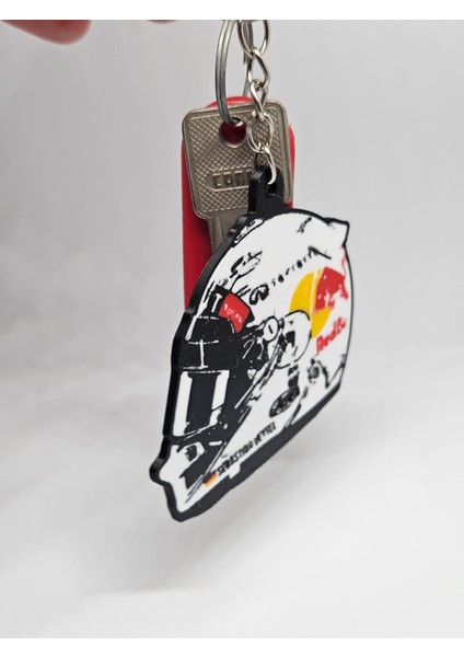 F1 Formula 1 Anahtarlık - Sebastian Vettel Redbull Racing Dönemi Kask Dizaynlı Anahtarlık modelleri