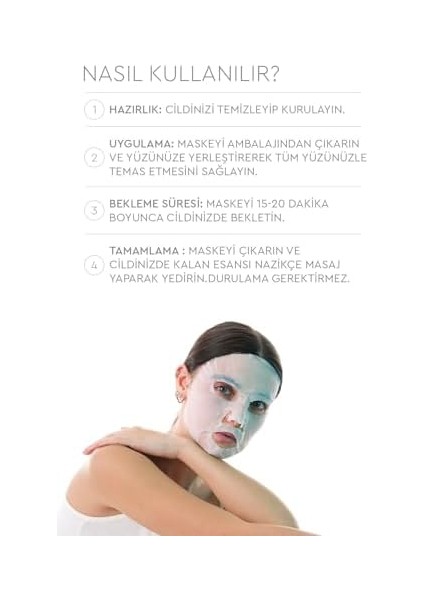 Mjcare On Vitamin Mask Vitaminli Yüz Maskesi 5&apos;li modelleri