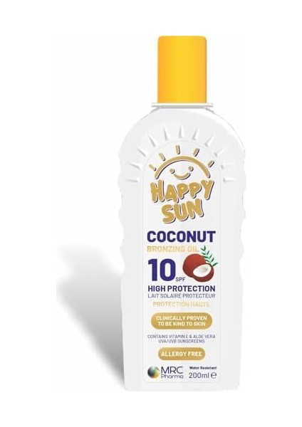 Mrc Pharma Happy Sun Coconut Spf 10 Güneş Yağı