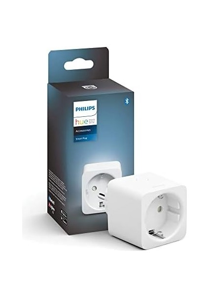 Hue Hue Işık Sistemleri Için Akıllı Priz, Lambaları Kontrol Etmek Için Akıllı Priz, Sesli Kumanda ve Her Yerden Uygulama ile Uyumlu, Beyaz modelleri