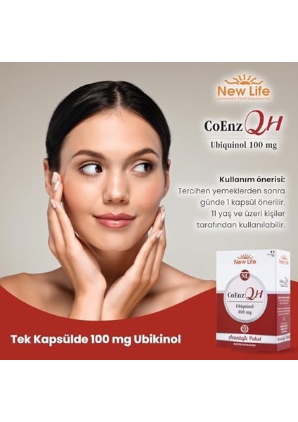 New Life Coenz Qh Ubikinol 60 Kapsül fiyatları
