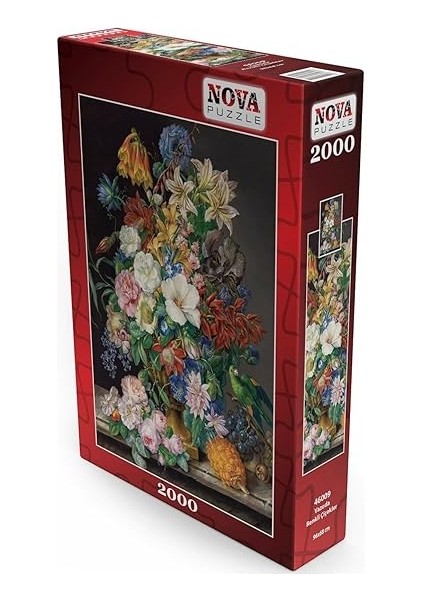 2000 Parça Vazoda Renkli Çiçekler Puzzle fiyatları