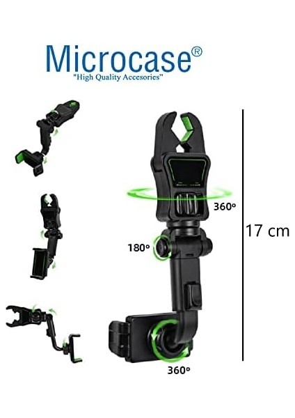 Araç Içi Dikiz Aynası Koltuk Arkası Mutfak Telefon Tutucu - AL2903 fiyatları